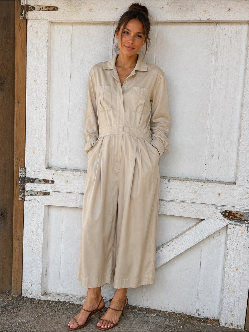 Vintage 100% silk Liz Claiborne dead stock minimalist dress medium